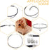 PH PandaHall 1000pcs Stainless Steel Coil Cord Ends 2.5mm Inner Diameter Mini Tube Cord Cap Tip Leather Cord Ends Caps 10mm Long Necklace Spring F...