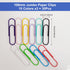 Colorful Paper Clips Large, Pack of 30 Bright Vinyl Coated Jumbo Paper Clips for Papers School Office Supplies 10 cm...