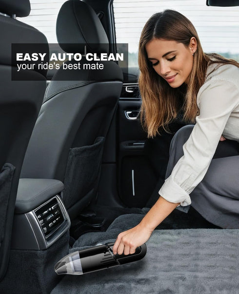 Handheld Vacuum Cleaner Cordless, Mini Portable Car Hand Vacuum Cleaner, Powerful Suction Hand Vac, Rechargeable Lightweight Handheld Vacuum for H...