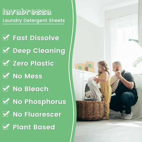 Laundry Detergent Sheets Up to 180 Loads, Fresh Linen Scent, Eco-Friendly Liquidless Laundry Detergent Strips for Travel & Home, Easy to Use, Plan...
