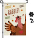 Thanksgiving Garden Flag, Fall Yard Flags Welcome Garden Flags 12x18 Double Sided Thankful Flags for Outside, Turkey Garden Flag Hello Fall Farmho...
