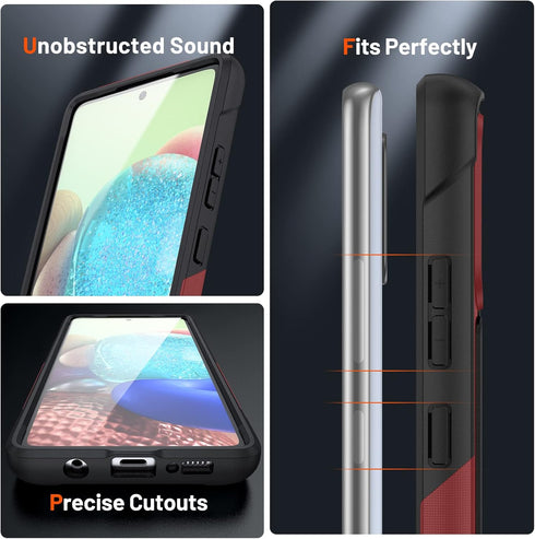 Designed for Samsung Galaxy A71 5G Case 2 in 1 Gift Militay Grade Drop Protective Rugged Heavy Duty Cover Shockproof Case for Galaxy A71 5G Phone ...