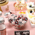 Zonon 504 Pieces Sweet 16 Birthday Party Favors Stickers Mini Kisses Candy Stickers Sweet Sixteen Round Chocolate Candy Wrappers for 16th Birthday...