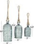 Deco 79 Rustic Metal Cowbell Decorative Bells, 5", 4", 3"H, Silver...