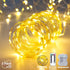 Metaku 2 Pack 33Ft 100 LED Fairy Lights Battery Operated String Lights with Remote Timer, LED Twinkle Lights for Bedroom, Party, Wedding, Centerpi...
