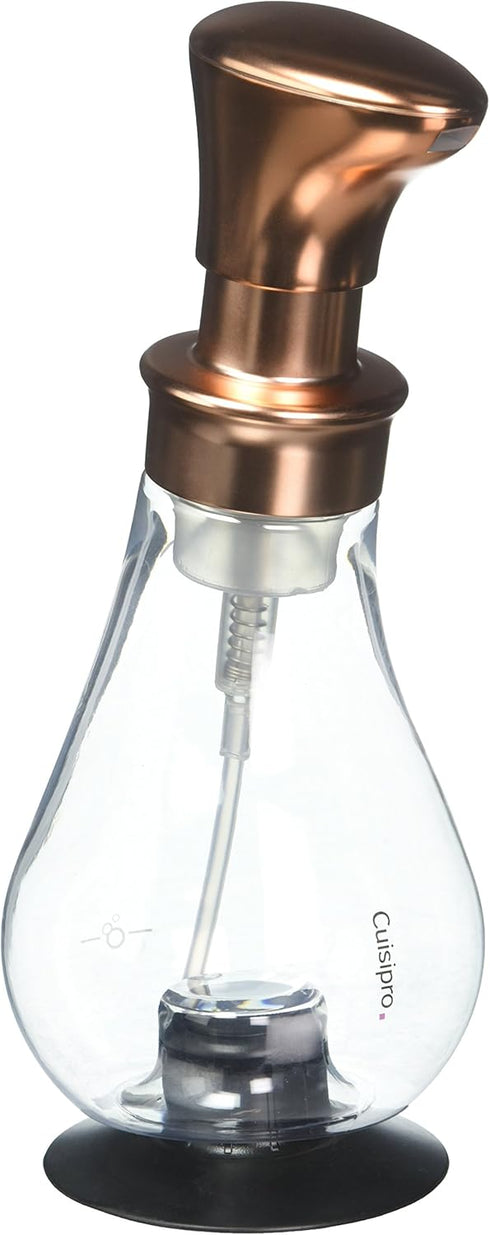 KitchenGrips Cuisipro 13 Ounce Foam Pump Soap Dispenser, Copper...