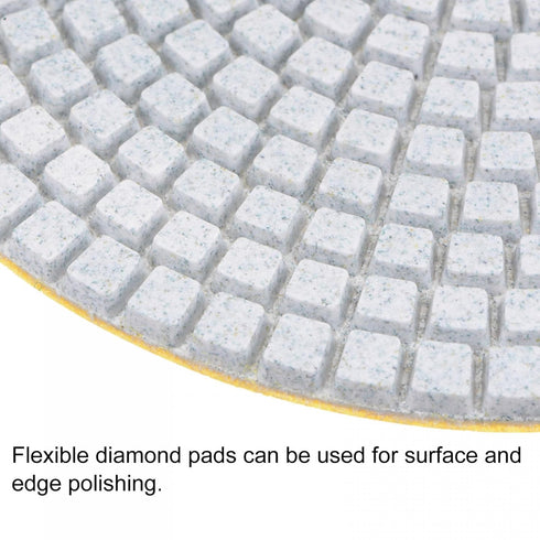 uxcell Diamond Polishing Pad 5-Inch 100 Grits Wet/Dry Grinding for Stone Concrete Marble Countertop Floor...