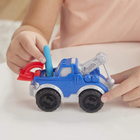 Play-Doh Wheels Tow Truck Toy for Kids 3 Years and Up with 3 Non-Toxic Colors...