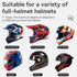 Helmet Mount for GoPro, Motorcycle Chin Strap Attachment with Extension J Hook Dirt Bike Holder Mounting Accessories for Go Pro Max Hero 12 11 10 ...