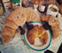WeightedPlush 9" Croissant Plush Cute Smile Croissant Bread Pillow Stuffed Animals Funny Soft Food Plushies Toy for Gifts for Kids Birthday...