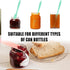 3pcs Silicone Jar Spatula Heat Resistant Kitchen Spatulas with Long Handle, Mixing Batter Scraper Jam Spreader Cake Cream Butter Spatulas for Jars...