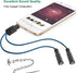 Headphone Splitter for 2 Headphones 2 Way 3.5mm Adapter Aux Cable Mini Jack Male to Dual Female Stereo Audio Y Splitter Couple Adapter Compatible ...