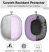 for AirPods Max case Cover,Anti-Scratch Ear Pad Case Cover/Ear Cups Cover/Headband Cover for AirPods Max. Clear Soft TPU and Silicone,Skin Scratch...