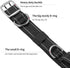 Tactical Dog Collar for Medium and Large Dog,Adjustable Military Dog Collar with Soft Padded Handle,Heavy Duty Double Buckle Design(Black,XL)...
