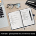 (3 Pack) Pocket Notebook Journal, Hardcover Small Mini Notebooks with Pens for Work, 3.7" x 5.7" A6 Notebook College Ruled with 100Gsm Premium Thi...