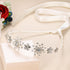 EVER FAITH Silver-Tone Austrian Crystal Wedding Snowflake Flower Hair Band Clear...