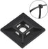 100 Pack Black Zip Tie Adhesive Mounts Self Adhesive Cable Base Holders with Black Multi-Purpose Cable Tie (Length 200 mm, Width 2.8 cm)...