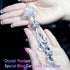 Bling Rear View Mirror Accessories for Women, Lucky Car Interior Rearview Crystal Decor Charm, Rhinestone Ball Ornament Sun Catcher Pendant...