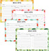 72 Count Recipe Cards, Recipe Cards 4x6 Double Sided, Blank Recipe Cards for Bridal Shower and Wedding, 4x6 Recipe Cards(4 Fruit Design)...
