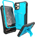ExoGuard for iPhone 11 Pro Max Case, Rubber Shockproof Full-Body Cover Case Built-in Screen Protector with Kickstand for iPhone 11 Pro Max (Blue)...