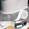 Self-Adhesive Caulk Tape - Waterproof Sealing Tape for Kitchens, Bathrooms, Toilets, and Showers - Easy to Apply, Flexible PVC Sealant Tape, White...