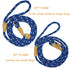 Premium Training Slip Lead for Dogs, No Pull Slip Rope Dog Training Leash 6ft, Heavy Duty Durable Braided Lead with Different Thickness (6FT*12MM,...