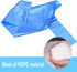 4 GALLON Bathroom Trash Bags, 4 Rolls/100 Counts Small HANDLES Garbage Bags for Office, Bathroom Wastebasket Waste Bin Colorful Portable Rubbish B...