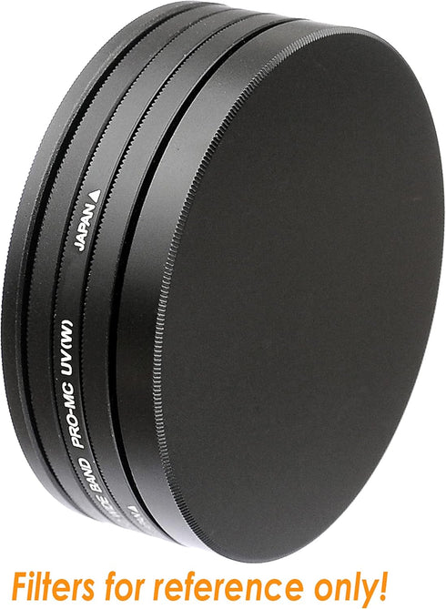 Fotasy 62mm Metal Filter Caps, Aluminum Alloy, Slim Stack Fits 62mm UV CPL Fader ND Filter...