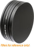 Fotasy 62mm Metal Filter Caps, Aluminum Alloy, Slim Stack Fits 62mm UV CPL Fader ND Filter...