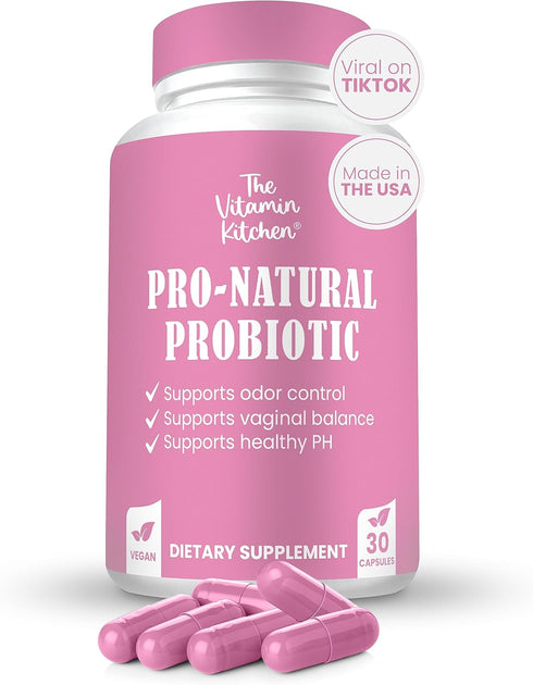 Vaginal Probiotics for Women- 5 Billion CFU Probiotic for pH Balance- Promote Healthy Vaginal Odor & Vaginal Flora- Non-GMO, Women's Vaginal Healt...