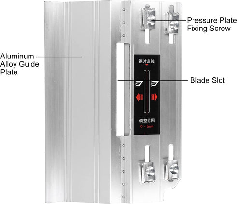 YWBL-WH Tile Chamfering Tool 45 Degree Metal Corner Cutting Machine Device ?250 x 170mm / 9.8 x 6.7in ?Silver, Trimmer...