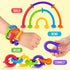 Toddler Bath Toys Suction Toy: Textured Sensory Suction Bath Toys, Kids Sensory Fidget Toys for Windows Building Toys, No Hole Baby Bath Toys, Str...