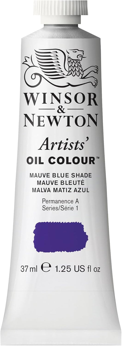 Winsor & Newton Artists' Oil Color, 37ml (1.25 oz) Tube, Mauve Blue Shade...