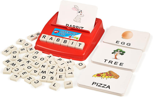 BOHS English Literacy Wiz Fun Game - Upper Case Sight Words - 60 Flash Cards - Preschool Language Learning Educational Toys...