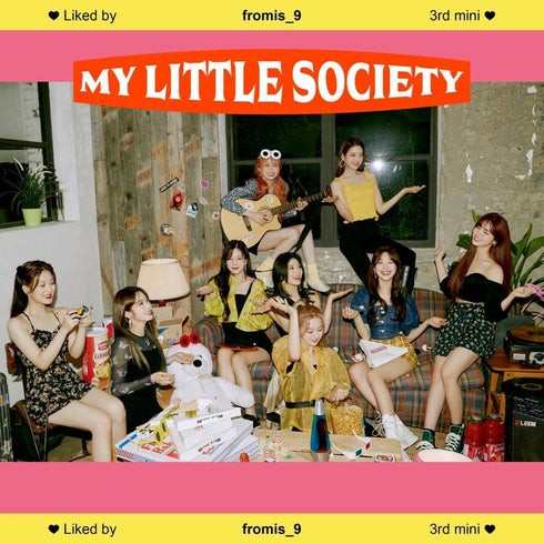 Fromis_9 My Little Society 3rd Mini Album My Society Version CD+72p PhotoBook+1p Mini Card+2p PhotoCard+Tracking SealedQ...