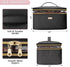 Large Travel Makeup Bag - Double-Layer Cosmetic Organizer for Brushes and Toiletry Essentials, Ideal for Women...