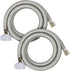 Everflow Supplies 27420-NL 20" No Lead Stainless Steel Braided Tank Supply Line w/3/8" Compression Fitting And A 7/8" Bc Plastic Nut...