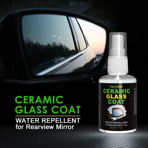 Sio2 Ceramic Coating for Car Mirror, Ceramic Glass Coating, Water Repellent for Rearview Mirror Side Mirror...