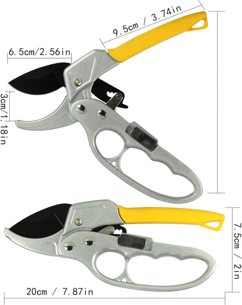 Fruit tree gardening scissors Pruning Shears for Gardening Garden Hand Shears Professional Bypass Pruner Hand Shears Heavy Duty Pruners for Garden...