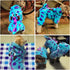 LUCKSTAR Pet Clothes for Winter - Soft & Warm Coral Velvet Puzzle Bobble Dog Costumes - Cute Jumpsuit Casual Hoodie Coat Winter Clothing for Dogs...