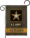 Breeze Decor US Army Veteran Garden Flag Armed Forces Rangers United State American Military Retire Official House Banner Small Yard Gift Double-S...