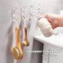 Self Adhesive Hooks 8 Pcs Acrylic Hook Wall Hooks for Bathroom Kitchen Office Sticky Hooks for Door Closet Decorative Wall Hanger Waterproof Home ...