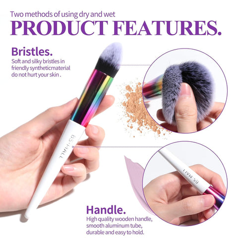 BS-MALL Makeup Brushes Makeup Tools Kit Premium Synthetic Powder Foundation Contour Concealers Lip Brushes Set 18 Pcs...