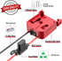 2 Packs Power Wheels Adapter for Milwaukee M18 Battery2 pp Adapter Power Wheels Battery Converter Kit with Fuse & Switch & Wire Terminals & 12 AWG...