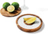 Outset 3-in-1 Acacia Wood Salt Rimmer, Cutting Board and Storage Container, 6.38" x 6.38" x 1.06" inches...