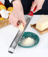 Ourokhome Kitchen Lemon Zester, Stainless Steel Hand Held Parmesan Cheese Grater for Ginger, Chocolate, Coconut, Lime, Nutmeg, Citrus, Fruit, Vege...