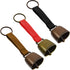 3 Pieces Dog Collar Bell Dog Cowbell Goat Bell for Dog Collars with Tracking Noise Country Cow Bell Color with Nylon Strap Pet Collar Supplies...