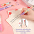 6Pcs Cute Pens Kawaii Gel Pens Retractable Korean Pens Fine Point Smooth Writing Pens 0.5 Black Soft Grip Quick Dry Ink Aesthetic Office School Su...