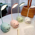 LED Desk Lamp?Mini Cat Night Light, Portable LED Table Light, Cute Foldable USB Rechargeable Reading Light Bedroom Children's Bedside Study (White...