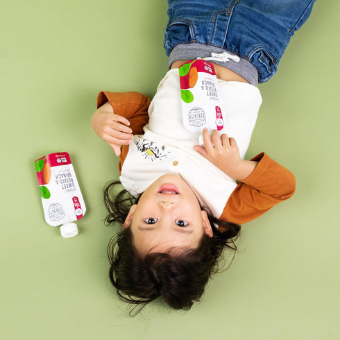 Serenity Kids 6+ Months USDA Organic Veggie Puree Baby Food Pouches | No Sugary Fruits or Added Sugar | Allergen Free | 3.5 Ounce BPA-Free Pouch |...